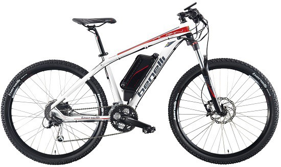 Benelli Mountain eBikes White and Red